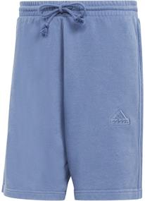 Adidas ALL SZN French Terry 3-Stripes Garment-Wash Short