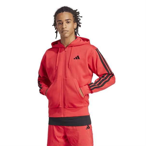 Adidas Essentials 3-Stripes Fleece Hoodie