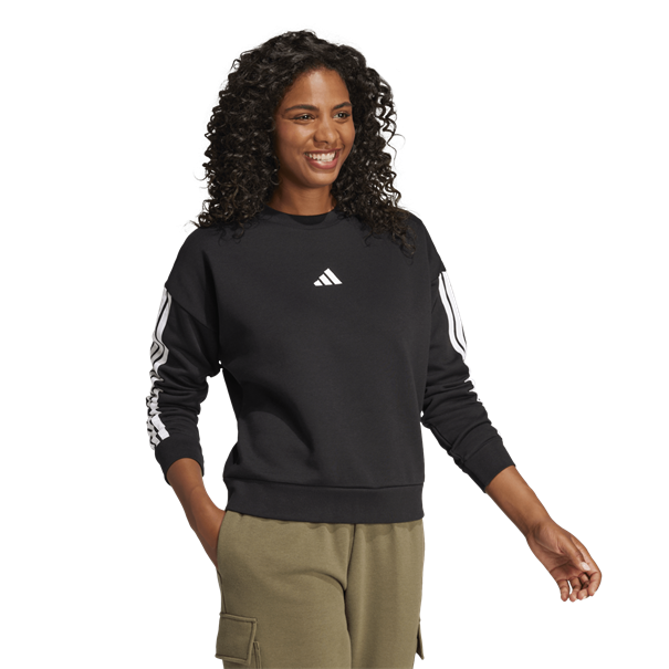 Adidas Essentials 3-Stripes Fleece Sweatshirt