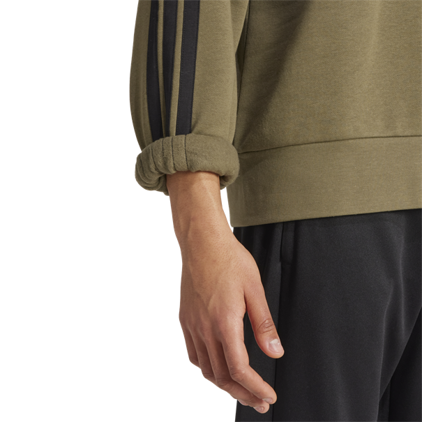 Adidas Essentials 3-Stripes Fleece Sweatshirt