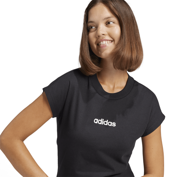 Adidas Essentials Linear Katoenen T-shirt