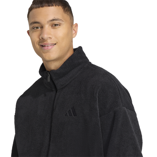 Adidas Future Icons Small Logo Low Pile Fleece Jack