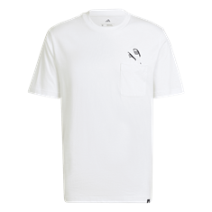 Adidas Lounge Slides Graphic Pocket T-shirt