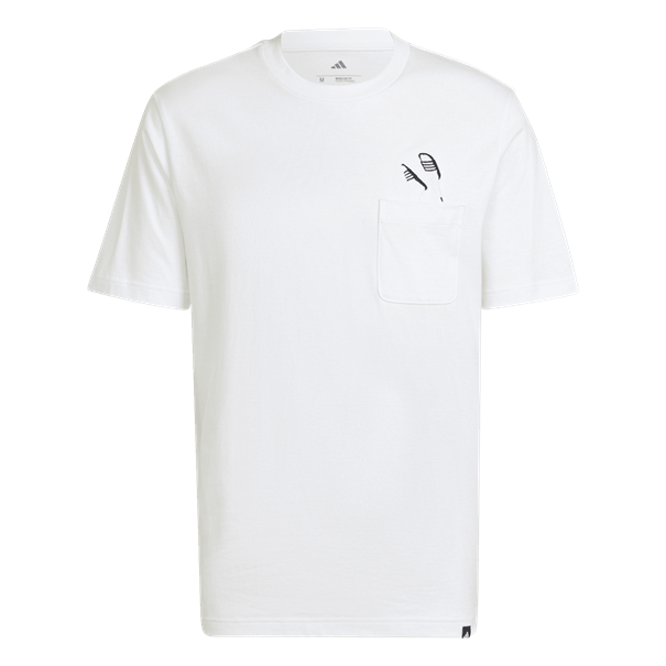 Adidas Lounge Slides Graphic Pocket T-shirt