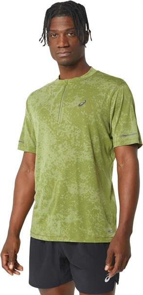 Asics metarun pattern 1/2 zip ss top