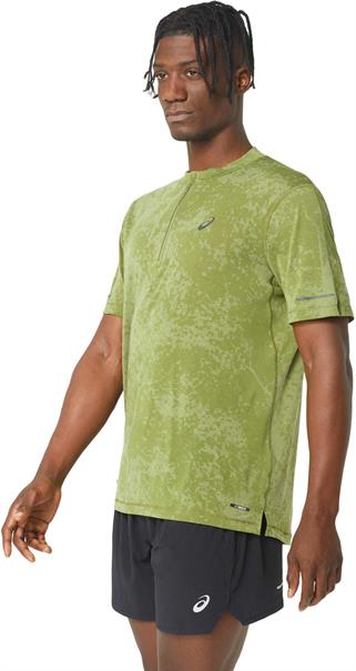 Asics metarun pattern 1/2 zip ss top