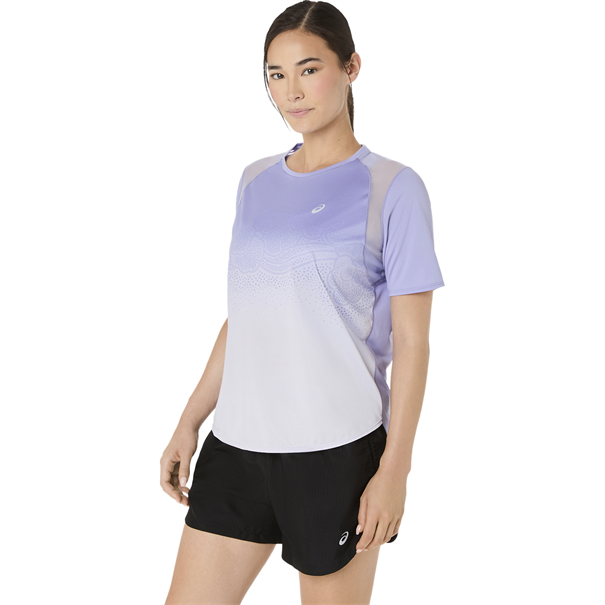 Asics Road Fade Hardloop T-Shirt Voor Dames