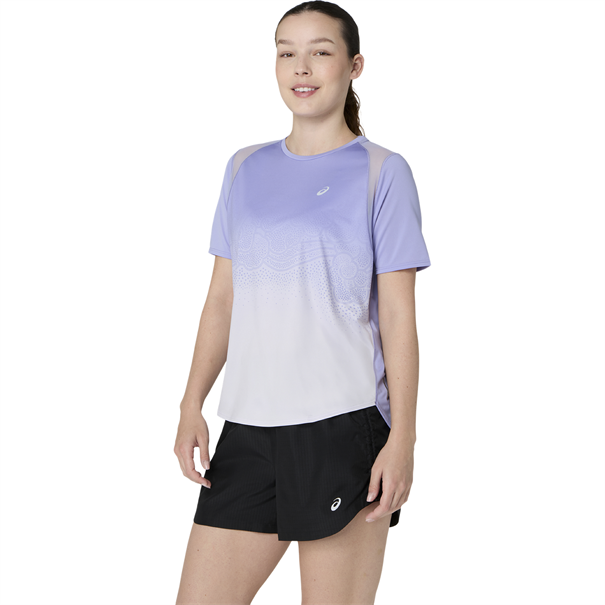 Asics Road Fade Hardloop T-Shirt Voor Dames