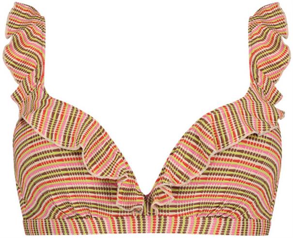 Beach Life ruffle bikinitop woodstock