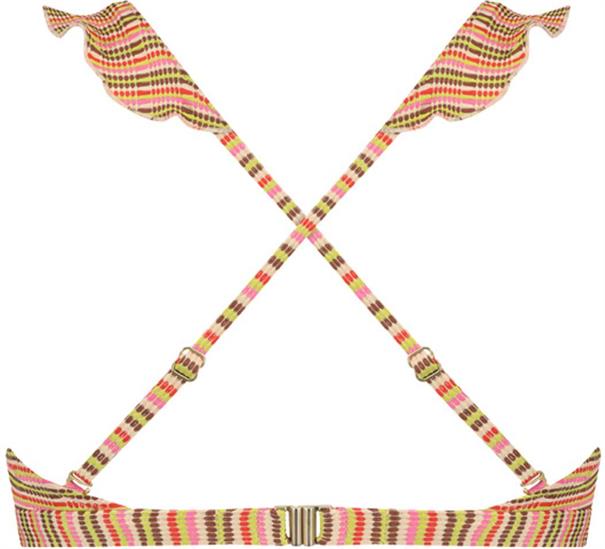 Beach Life ruffle bikinitop woodstock
