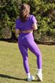 Fittastic Sportswear Legging Lush Purple