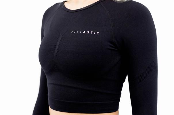 Fittastic Sportswear Longsleeve Pepper Black