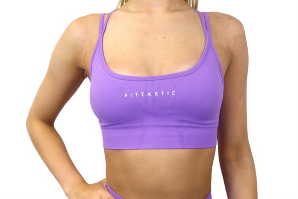 Fittastic Sportswear Strappy Bra Dreamy Purple