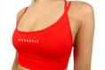 Fittastic Sportswear Strappy Bra Salsa Red