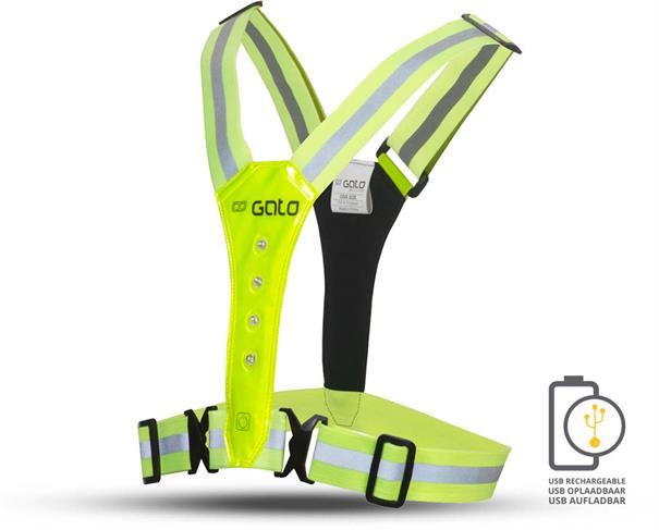 Gato safer sport led vest usb