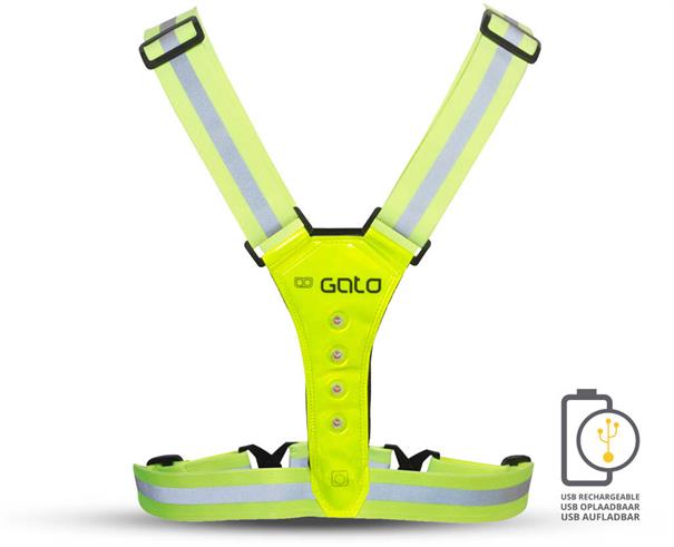 Gato safer sport led vest usb