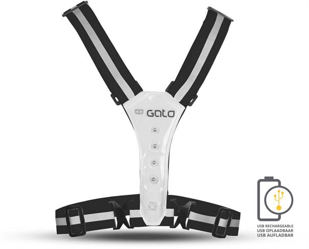 Gato safer sport led vest usb