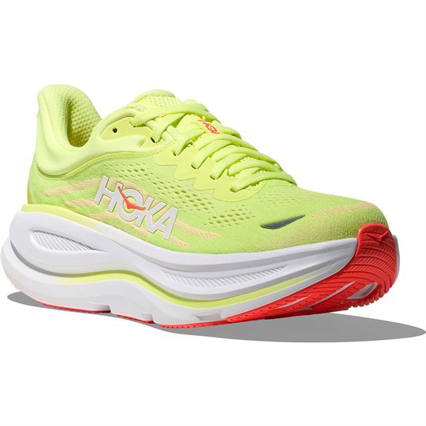 Hoka Bondi 9 Hardloopschoenen Dames geel