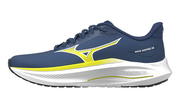 Mizuno Wave inspire 22 Hardloopschoenen Heren blauw