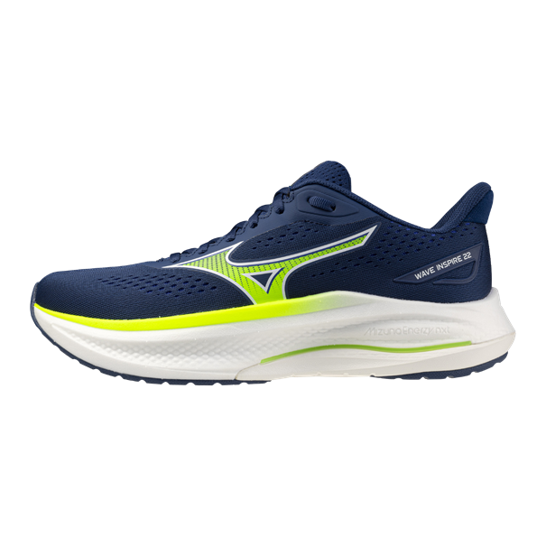 Mizuno Wave inspire 22 Hardloopschoenen Heren blauw
