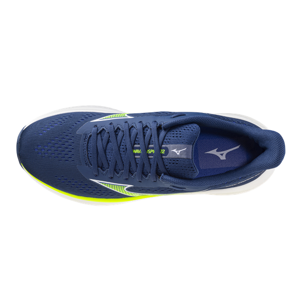 Mizuno Wave inspire 22 Hardloopschoenen Heren blauw