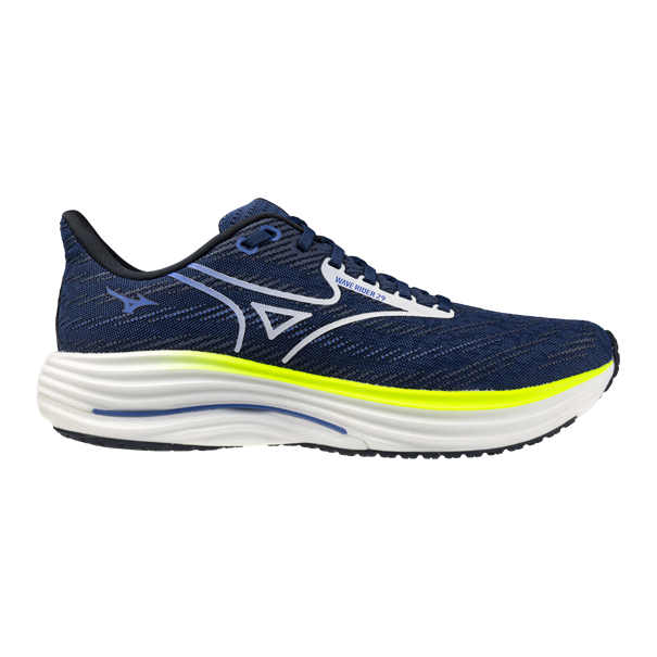 Mizuno Wave rider 29 Hardloopschoenen Heren blauw