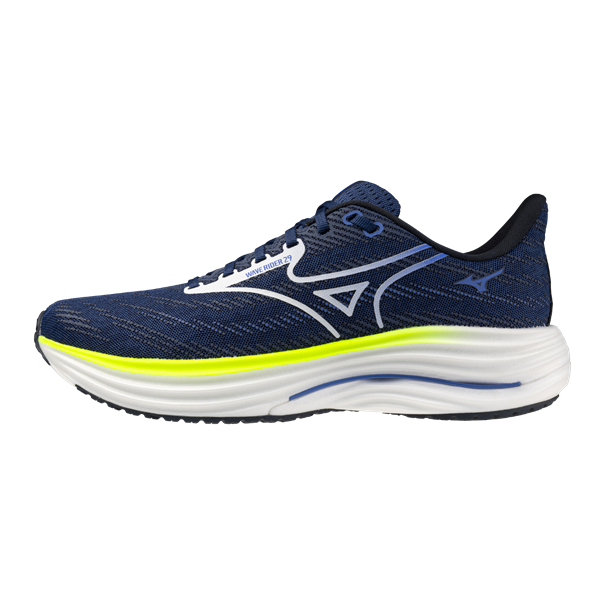 Mizuno Wave rider 29 Hardloopschoenen Heren blauw