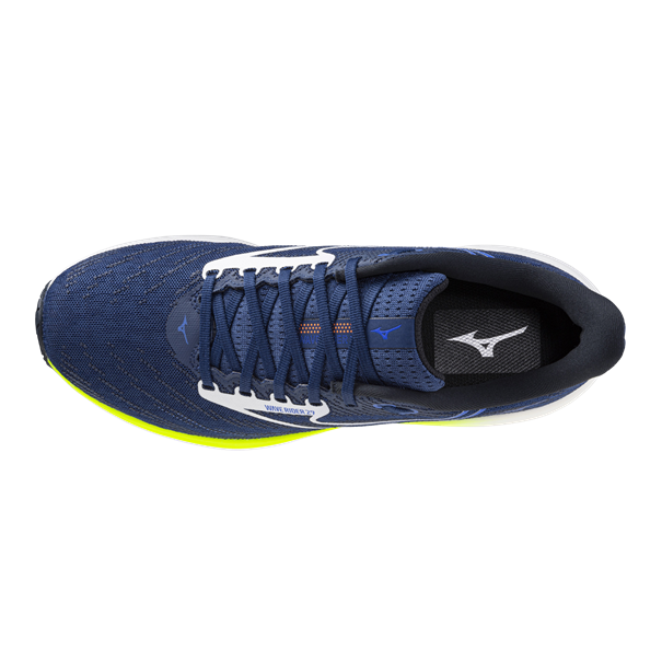 Mizuno Wave rider 29 Hardloopschoenen Heren blauw