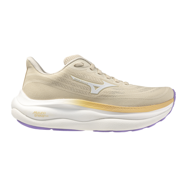 Mizuno Wave sky 9 Hardloopschoenen Dames beige