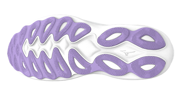 Mizuno Wave sky 9 Hardloopschoenen Dames beige