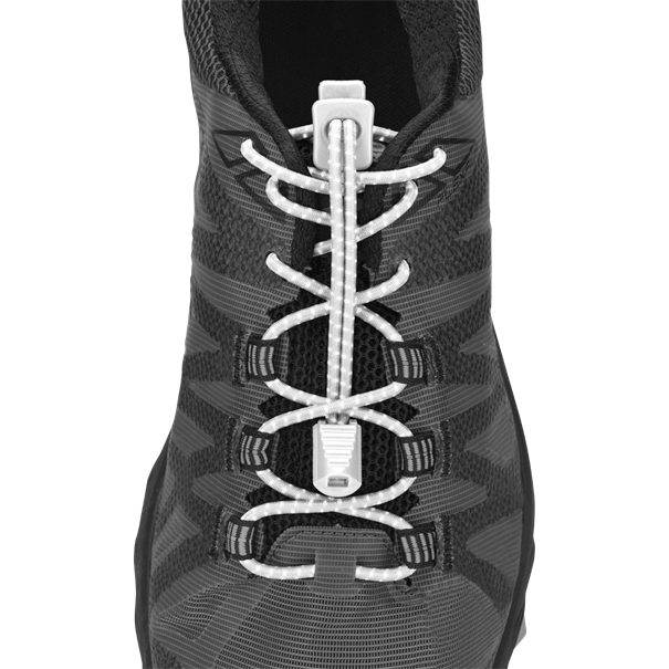 Nathan run laces reflective white