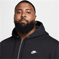 Nike Club Hoodie van fleece met rits voor heren