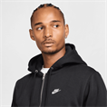 Nike Club Hoodie van fleece met rits voor heren