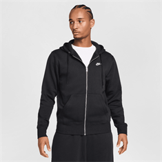 Nike Club Hoodie van fleece met rits voor heren