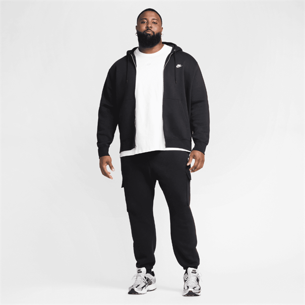 Nike Club Hoodie van fleece met rits voor heren