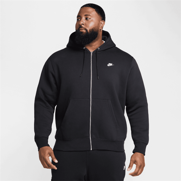 Nike Club Hoodie van fleece met rits voor heren