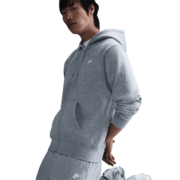Nike Club Hoodie van fleece met rits voor heren