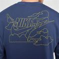 Nike Club SweaT-Shirt van sweatstof met ronde hals