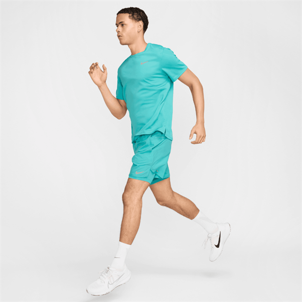 Nike Miler UV hardlooptop met korte mouwen en DriFIT