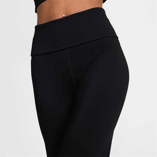 Nike One DriFIT damesbroek met hoge, omvouwbare taille
