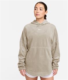 Nike One ThermaFIT oversized fleecehoodie voor dames