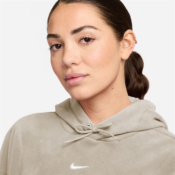 Nike One ThermaFIT oversized fleecehoodie voor dames
