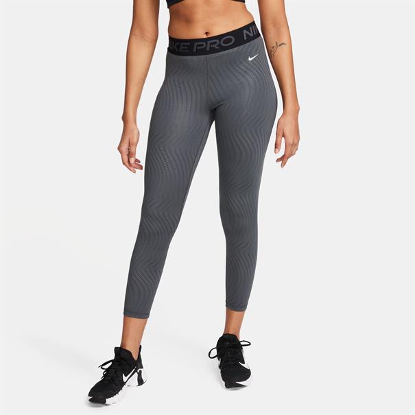 Nike pro women's mid-rise 7/8 print