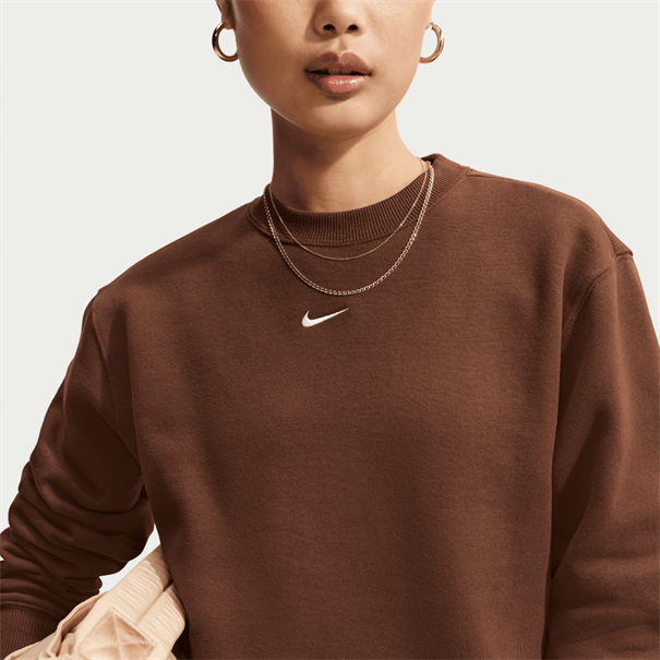 Nike w nk stdo flc mw std crew