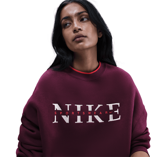 Nike w nsw phnx flc crew gls