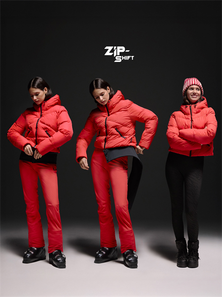 Protest Preppy Ski Jas Voor Dames Met Zip-Shift