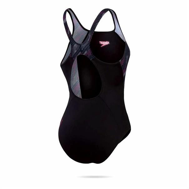 Speedo eco+ h-boom splice muscleb bla/pin