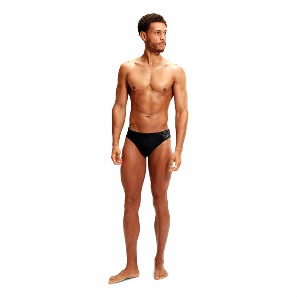 Speedo eco medley logo 7cm brief bla/gre
