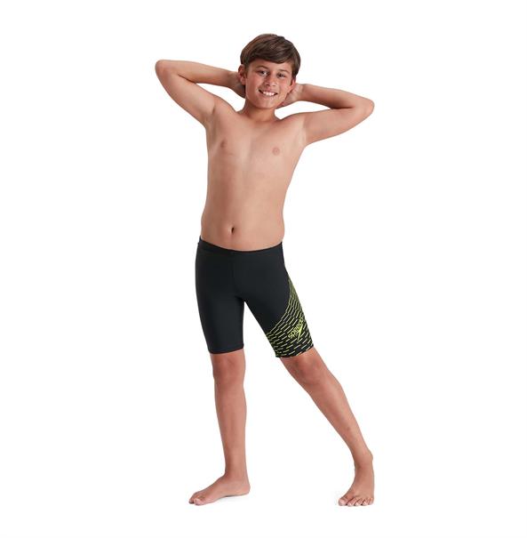 Speedo eco medley logo jam bla/grn