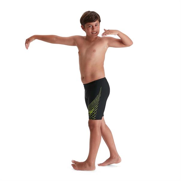 Speedo eco medley logo jam bla/grn